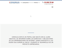 Tablet Screenshot of convelia.com